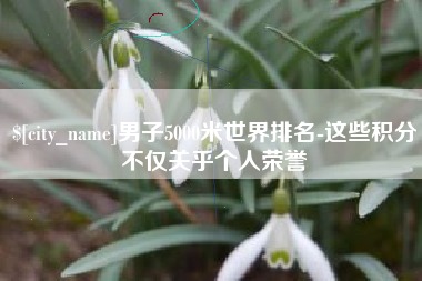 杭州男子5000米世界排名-这些积分不仅关乎个人荣誉