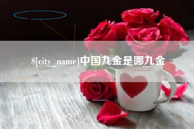杭州中国九金是哪九金