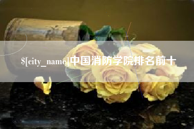 杭州中国消防学院排名前十