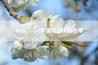 杭州中国执行失信名单