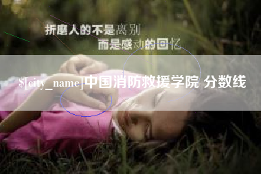 杭州中国消防救援学院 分数线