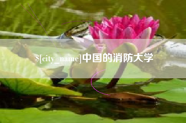 杭州中国的消防大学