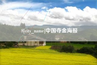 杭州中国夺金海报