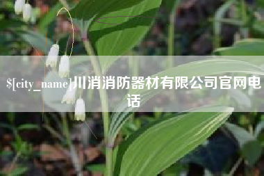 杭州川消消防器材有限公司官网电话