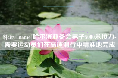 杭州哈尔滨亚冬会男子5000米接力-需要运动员们在高速滑行中精准地完成