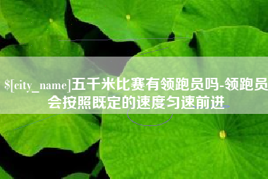 杭州五千米比赛有领跑员吗-领跑员会按照既定的速度匀速前进