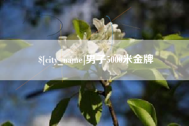 杭州男子5000米金牌