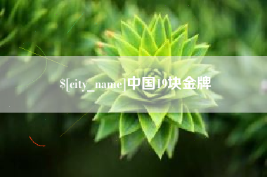 杭州中国19块金牌