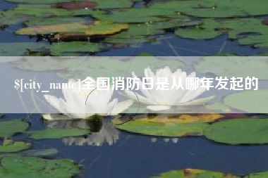 杭州全国消防日是从哪年发起的