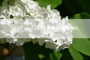 杭州中国金牌有哪些2021